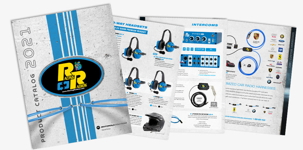 Racing Radios Releases 2021 Product Catalog | New Intercoms & Racing Headsets