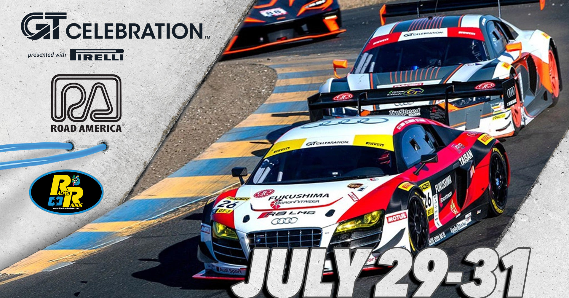GT Celebration at Roam America Racing Radios Support Event