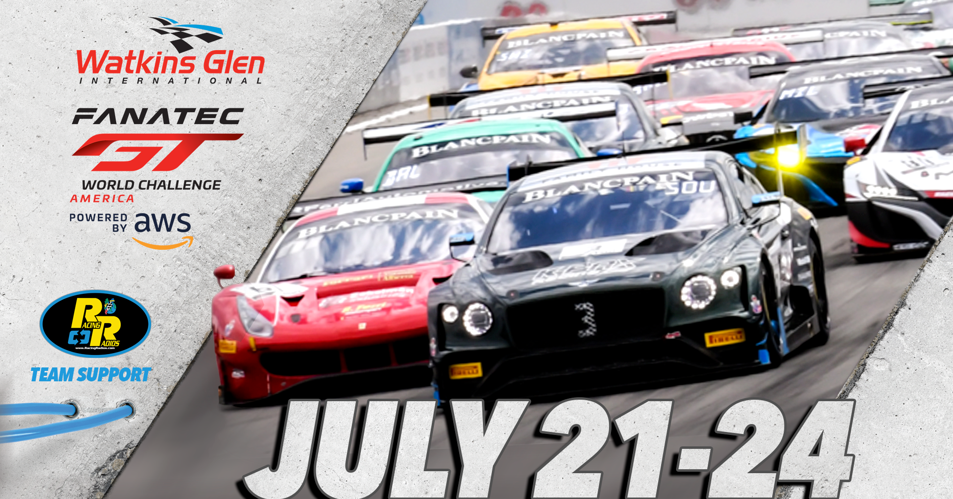 GT World Challenge America Watkins Glen | Racing Radios Series Support