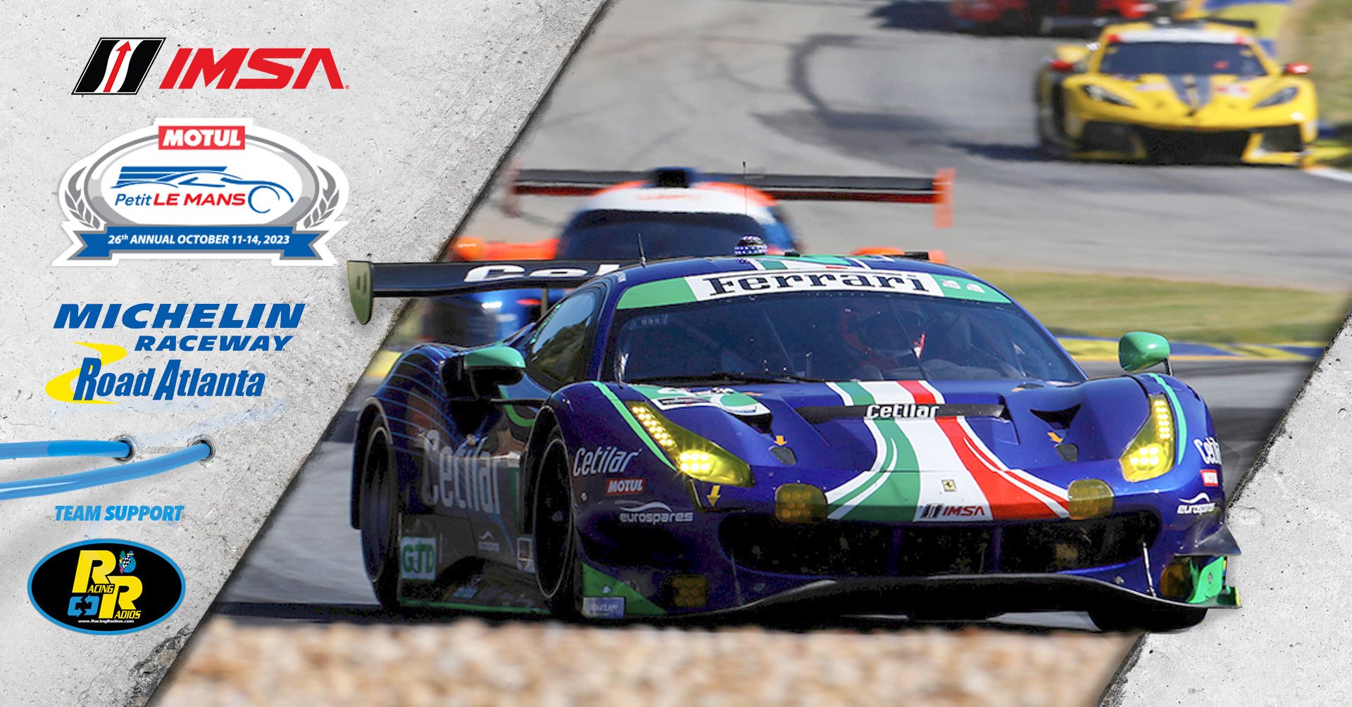 Motul Petit Le Mans Michelin Raceway Road Atlanta Racing Radios