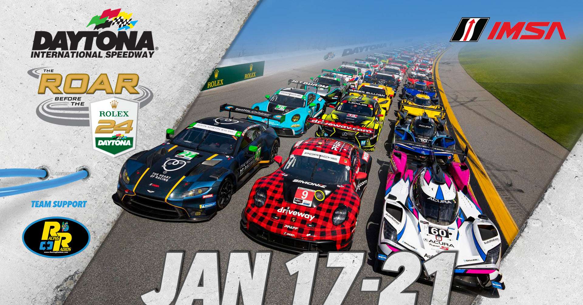 2024 Roar Before the 24 Sales Service & Support | Racing Radios Rolex 2024