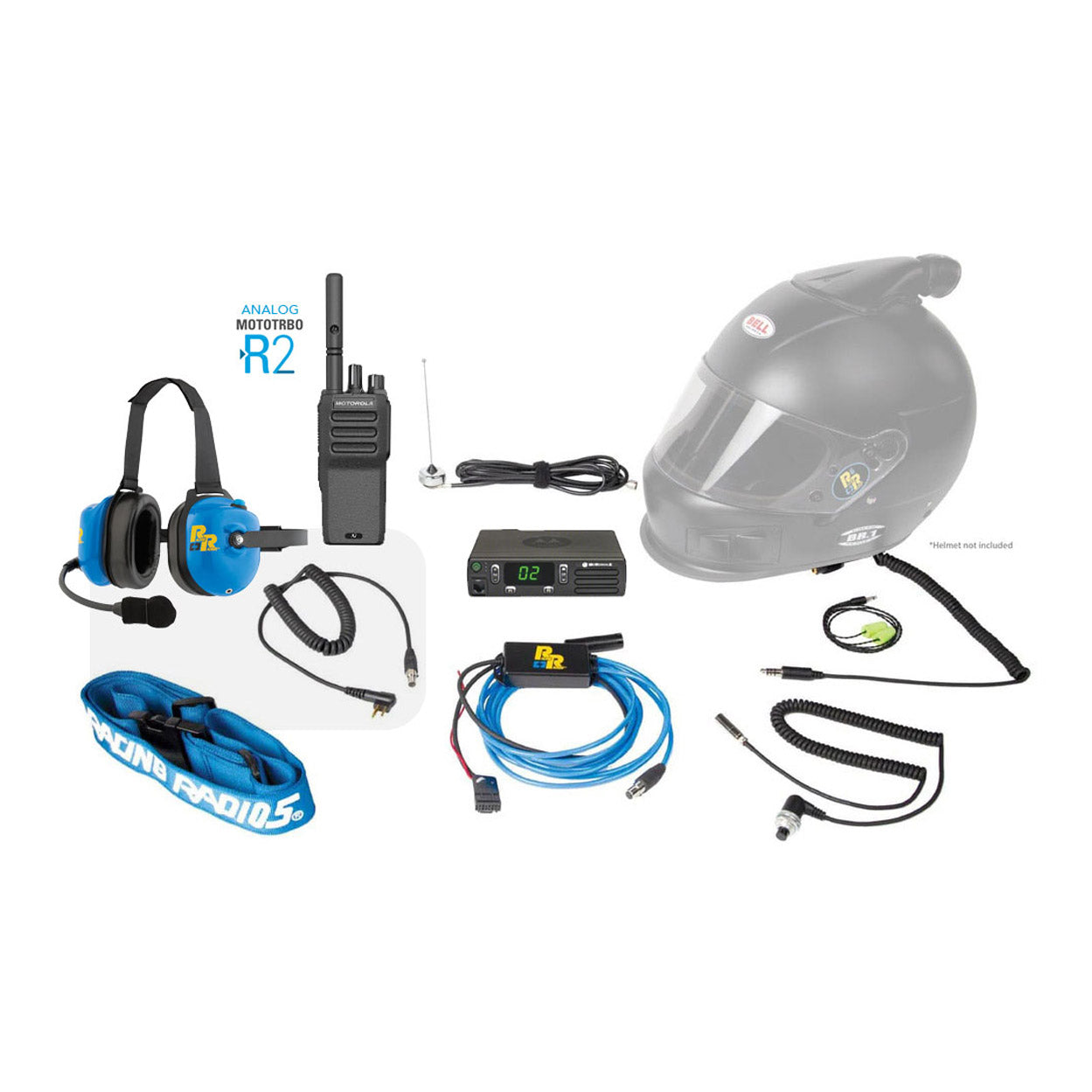 Long Track Mobile System | CM200D Analog | Includes R2 Analog Radio for Crew Member