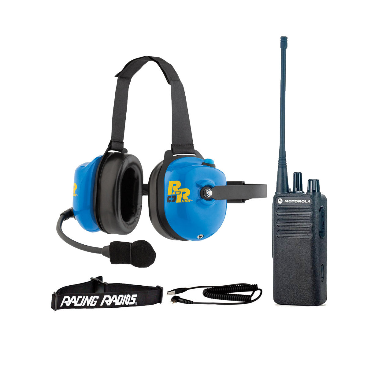 Crew Member Package CP100D Blue \ Racing Radios Pit Crew