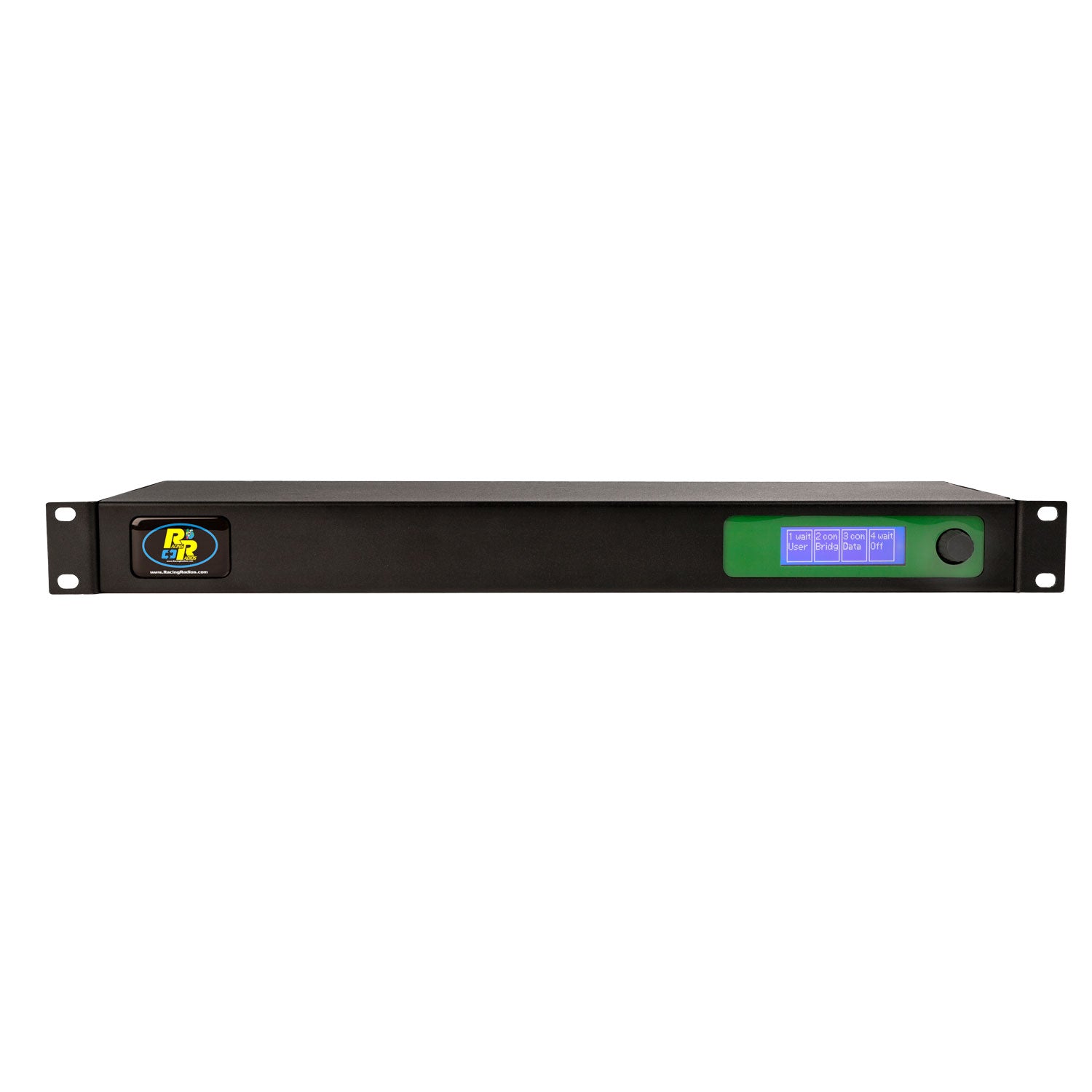 Front View: Racing Radios Green-Go Bridge X | Intercom Interface