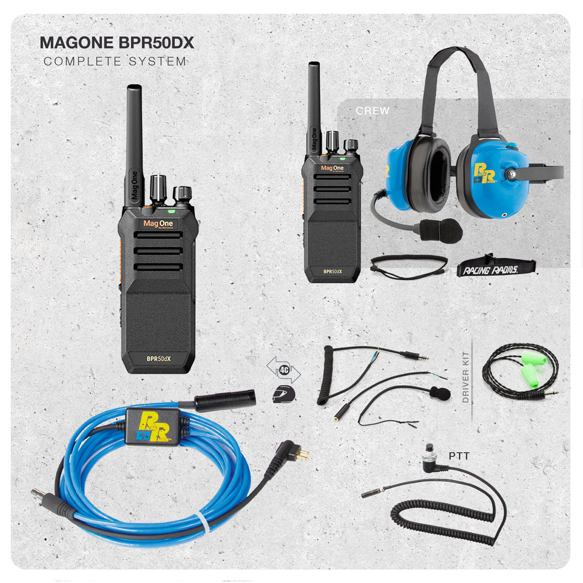 MagOne BPR50DX Complete System - Racing Radios