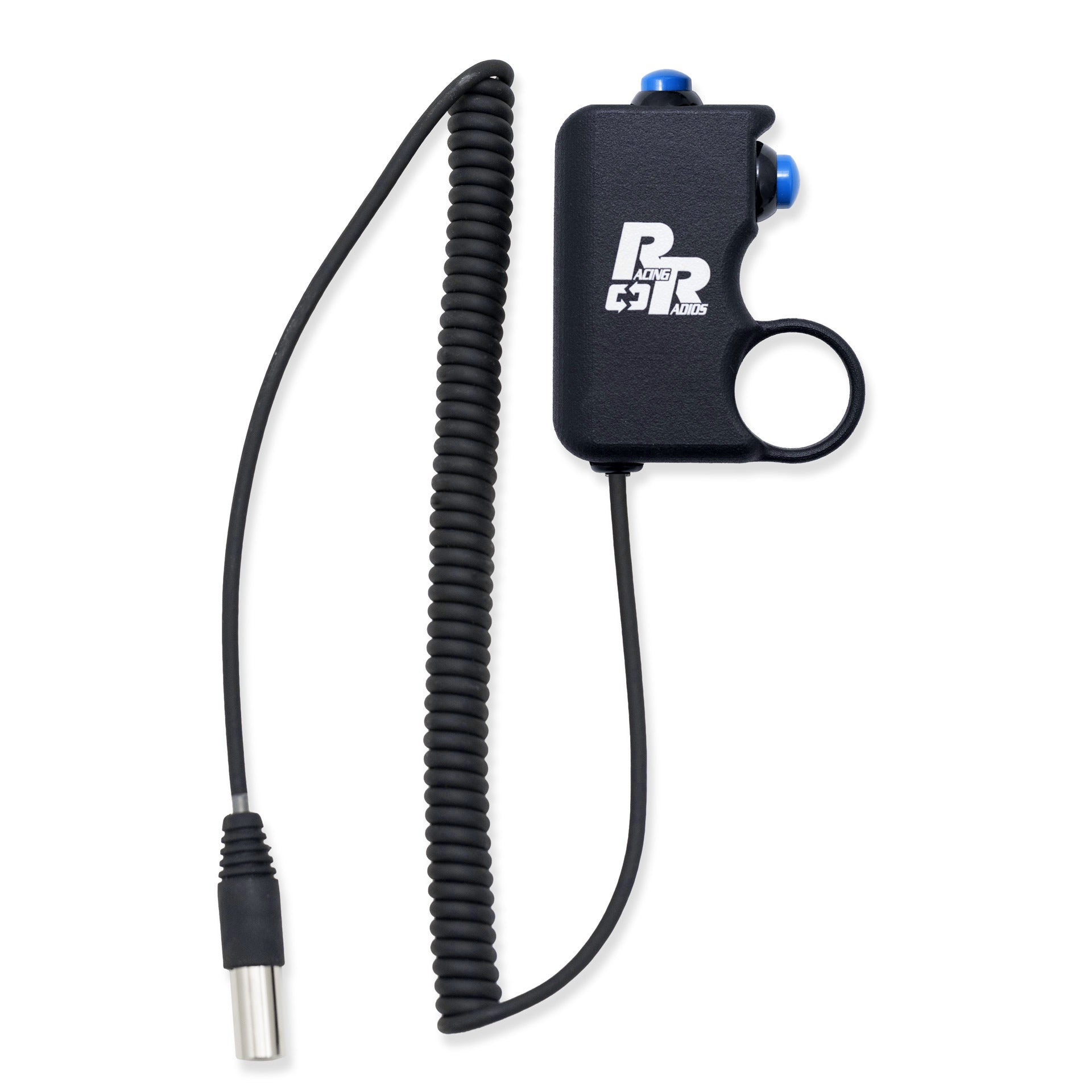 Pro Spotter | Trigger Grip Dual PTT - Cable & Grip View - Racing Radios Radio Push-To-Talk | RR-SPOTTER-2PTT 