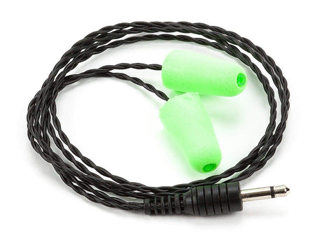 19" Foam Race Driver Mono Earpiece | Quality Foam Earbuds Racing Radios