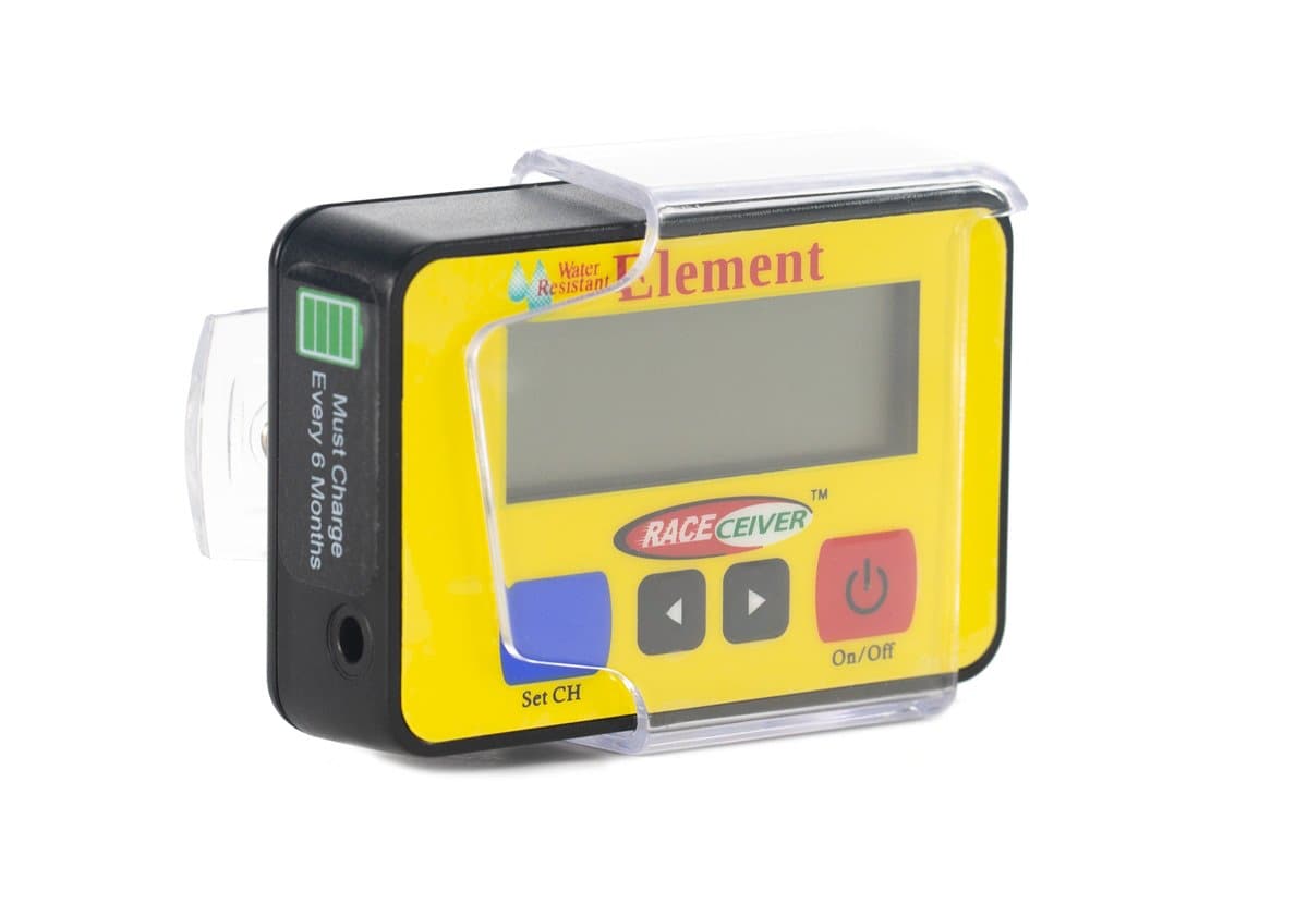 RACEceiver Element | Scanner Racing Radios - Side View Audio Jack